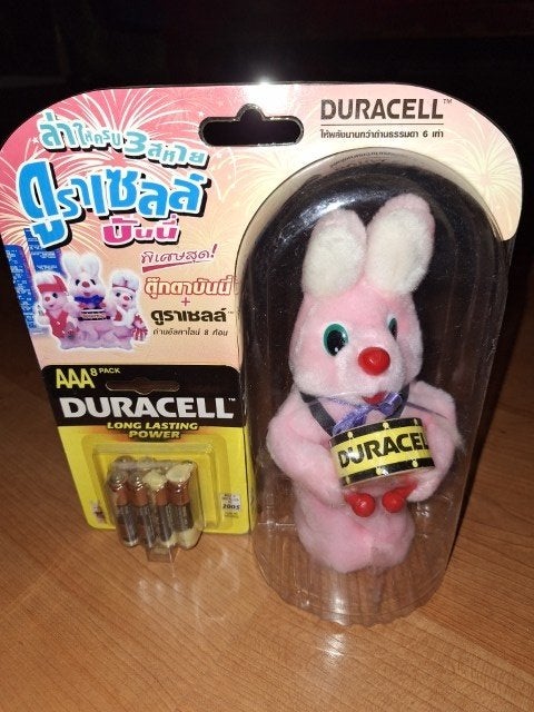 Duracell drummer konijn Thailand speciale editie MIB, Verzamelen, Ophalen of Verzenden, Zo goed als nieuw, Gebruiksvoorwerp