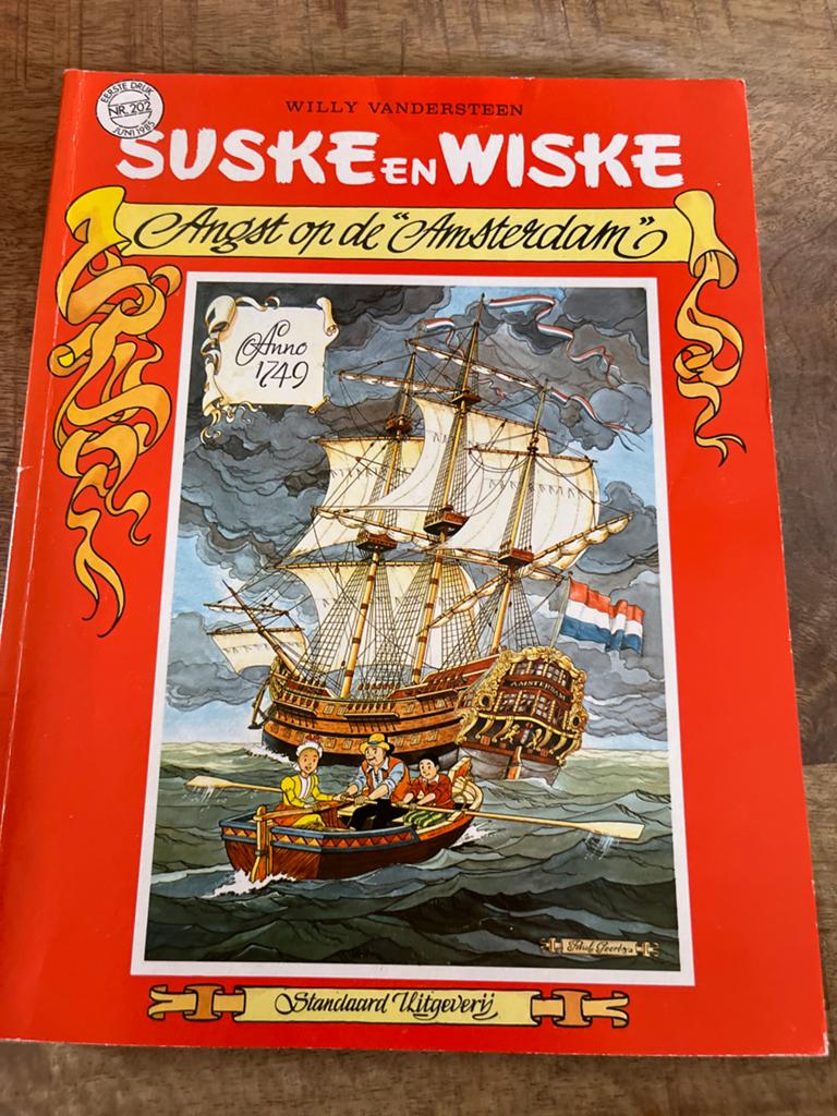 Suske en Wiske: Angst op de "Amsterdam" (Nr. 202), Boeken, Stripboeken, Eén stripboek, Ophalen of Verzenden, Gelezen