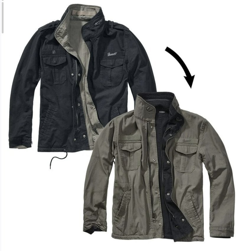 Brandit heren parka / 2 kanten draagbaar | Maat S || Nieuw, Zwart, Nieuw, Ophalen of Verzenden, Brandit