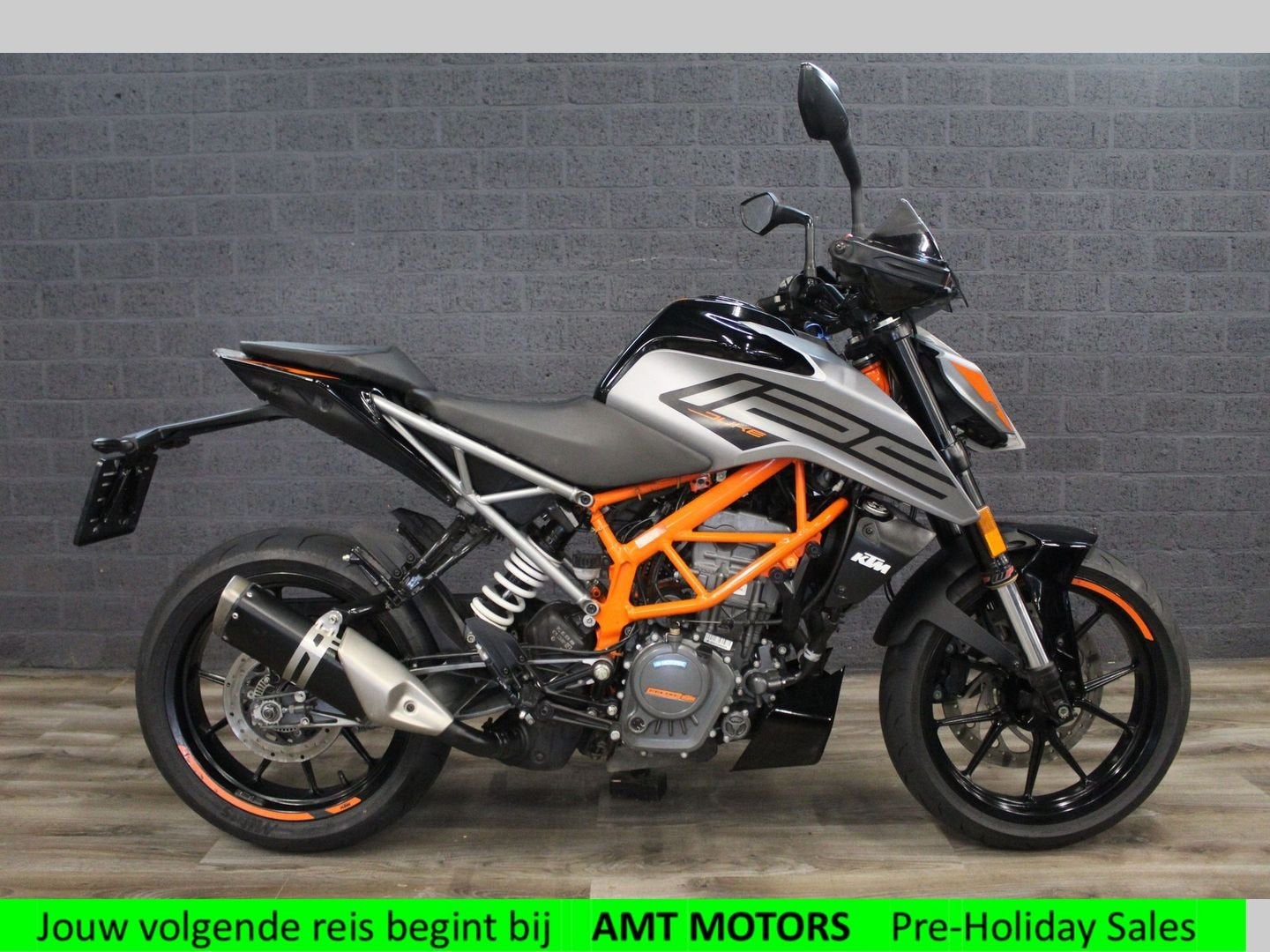 KTM 125 DUKE ABS (bj 2021) 27.131 km Grijs Oranje Zeer Mooi, KTM, Bedrijf, Onbekend, Onbekend