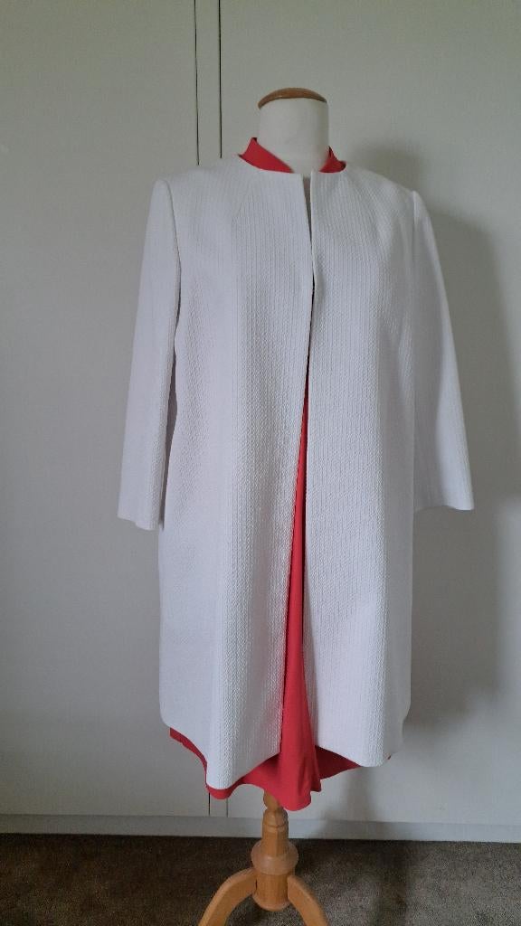 Feestelijke jas maat 40/42 NIEUW merk PAULE KA, Kleding | Dames, Maat 38/40 (M), Paule Ka, Verzenden, Wit
