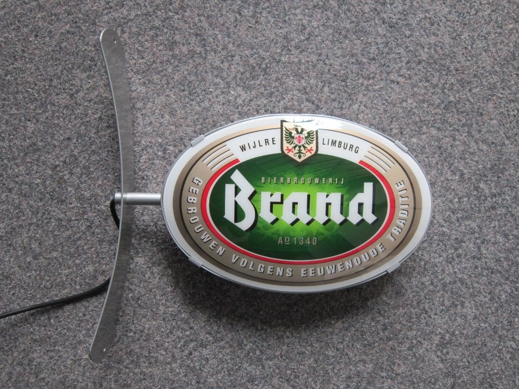 BRAND BIER LAMP LICHTRECLAME, Ophalen, Zo goed als nieuw, Overige typen, Brand