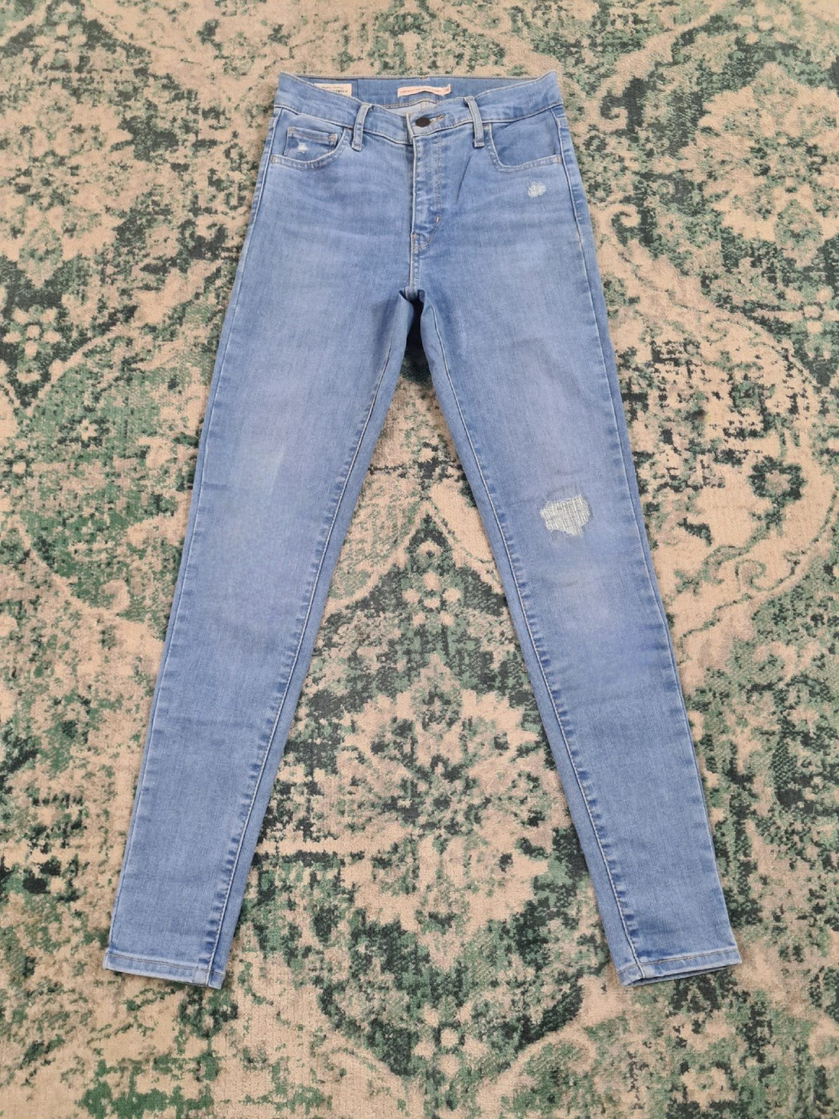 Levi's 720 high rise super skinny W26 L28 WMN Tulsi2628, Blauw, Ophalen of Verzenden, Zo goed als nieuw, W27 (confectie 34) of kleiner