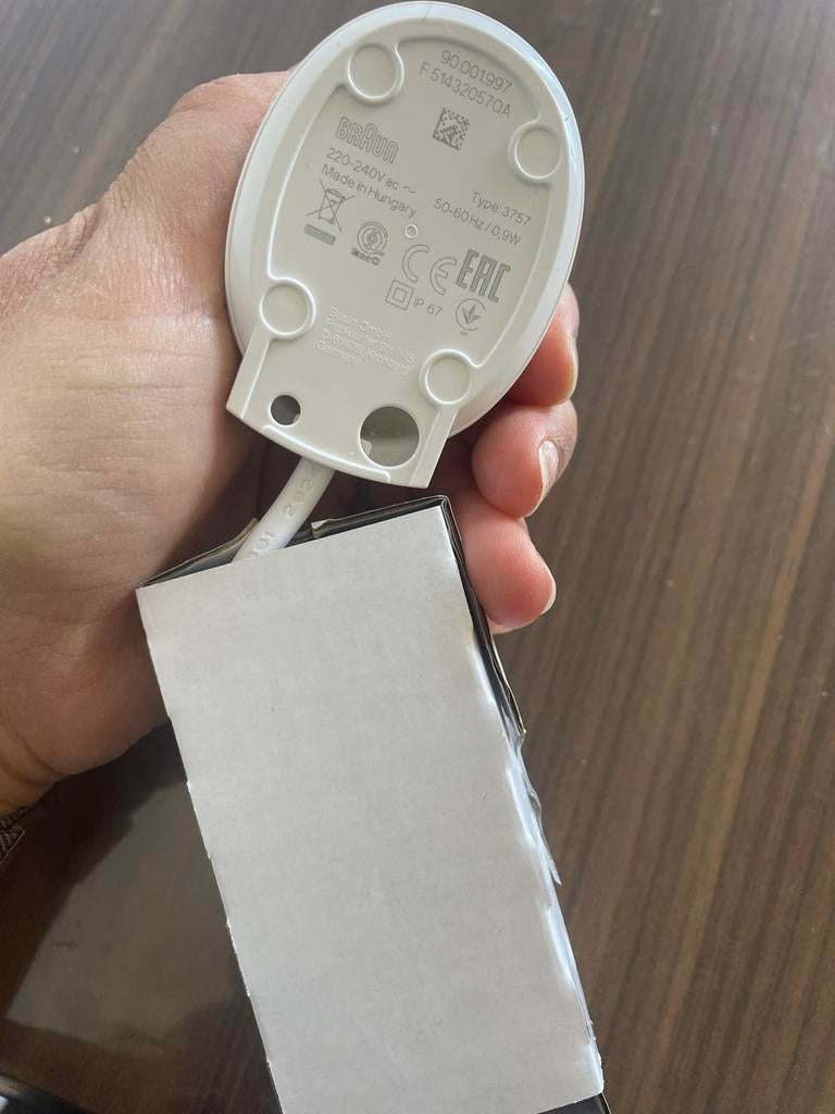 Braun Oplader Type 3757 voor Elektrische Tandenborstel, Ophalen of Verzenden, Gebruikt, Mondverzorging