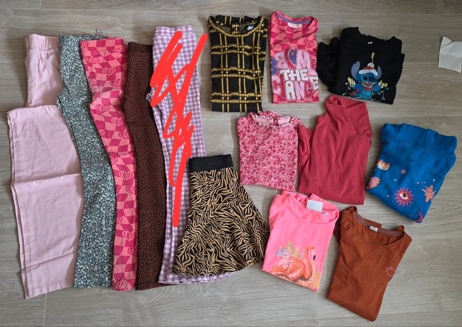 Kledingpakket maat 122-128 (speeltuin kleding), Ophalen of Verzenden, Gebruikt, Maat 128