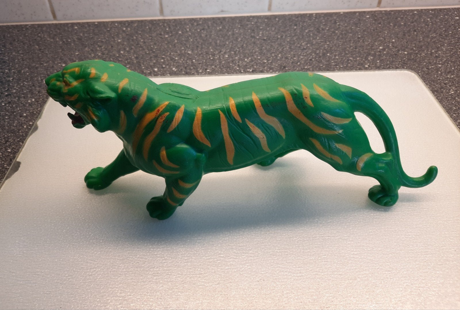Vintage He-Man Battle Cat / Cringer actiefiguur, Ophalen of Verzenden, Gebruikt