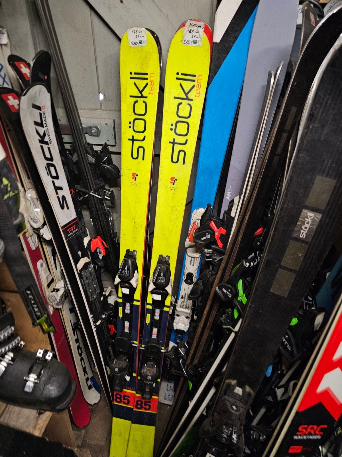 168cm STOCKLI STOMRIDER TEAM 85 ALL MOUNTAIN, Overige merken, 160 tot 180 cm, Stockli, Ophalen of Verzenden