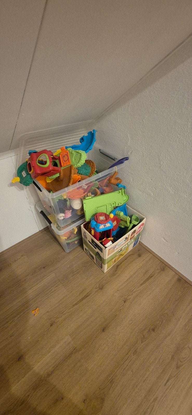 Grote set VTech Zoef Zoef Dieren en Toet Toet Auto Garage, Ophalen, Gebruikt, Jongen of Meisje
