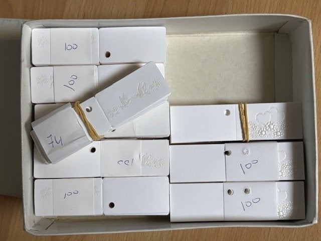 Bedankjes kaartjes voor huwelijk trouwen jubileum, Ophalen of Verzenden, Nieuw, Versiering, Geboorte of Huwelijk