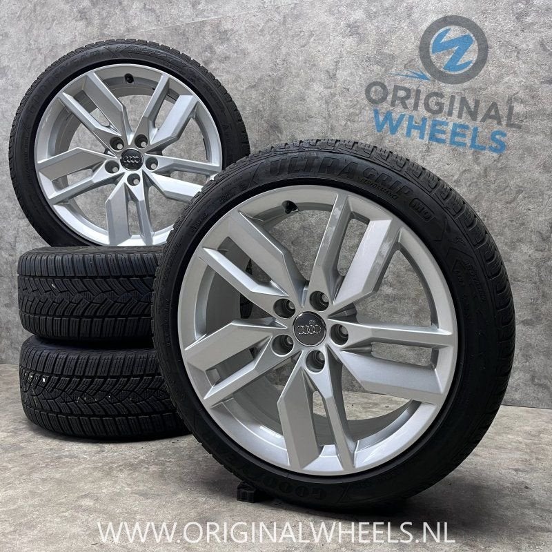 18 inch originele velgen + winterbanden Audi A4 B9 B8, 18 inch, Gebruikt, -, -