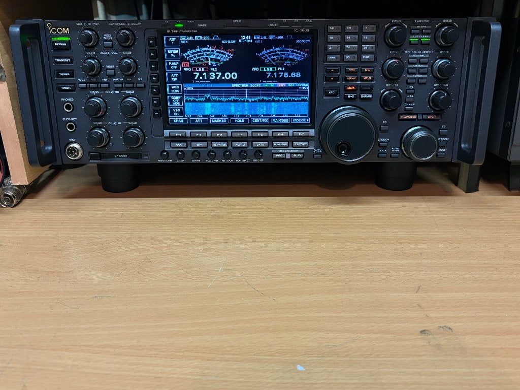 Icom IC-7800 V2 200 Watt HF/50MHz Transceiver, Ophalen, Zo goed als nieuw, Zender en Ontvanger
