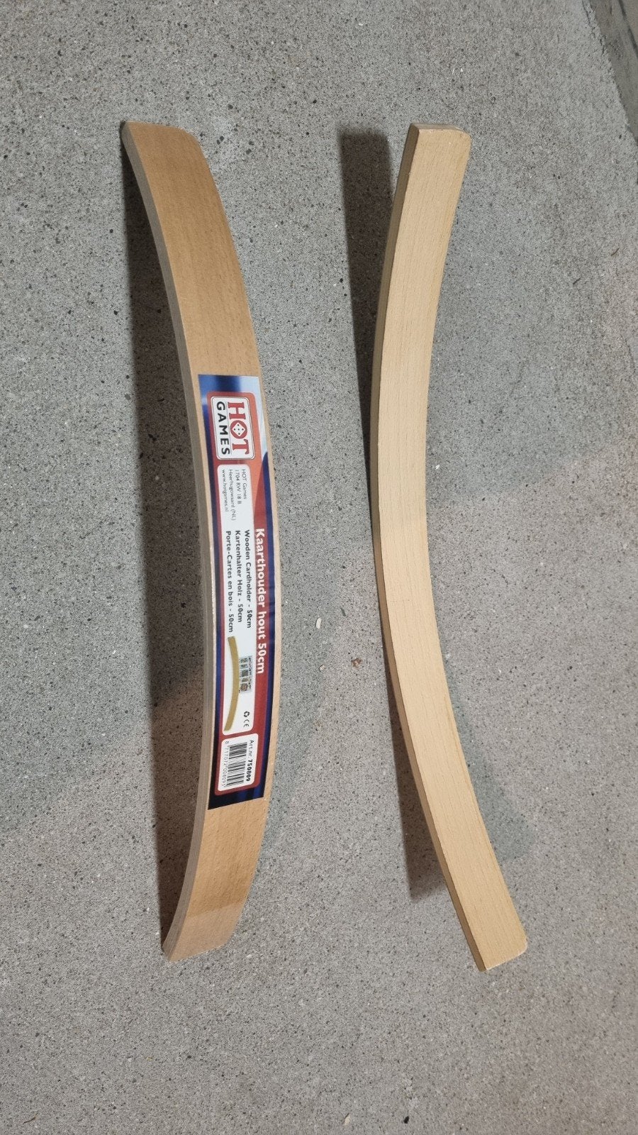 Houten Kaarthouder 36cm - Hot Games, Een of twee spelers, Ophalen of Verzenden, Nieuw