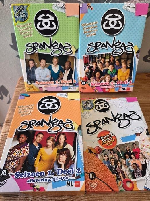 SPANGAS - SEIZOEN 1 COMPLEET SEIZOEN 2 DEEL 1, Cd's en Dvd's, Alle leeftijden, Boxset, Drama, Ophalen of Verzenden
