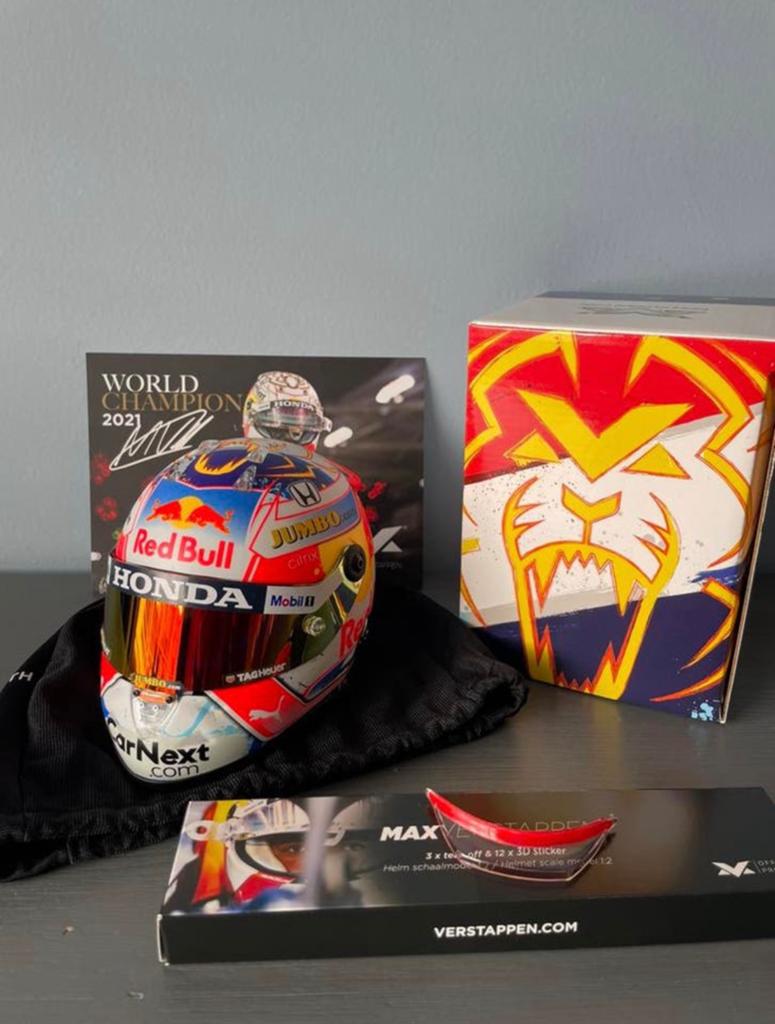 Max Verstappen helm 1:2 Zandvoort 2021, Verzamelen, Automerken, Motoren en Formule 1, Ophalen of Verzenden, Zo goed als nieuw