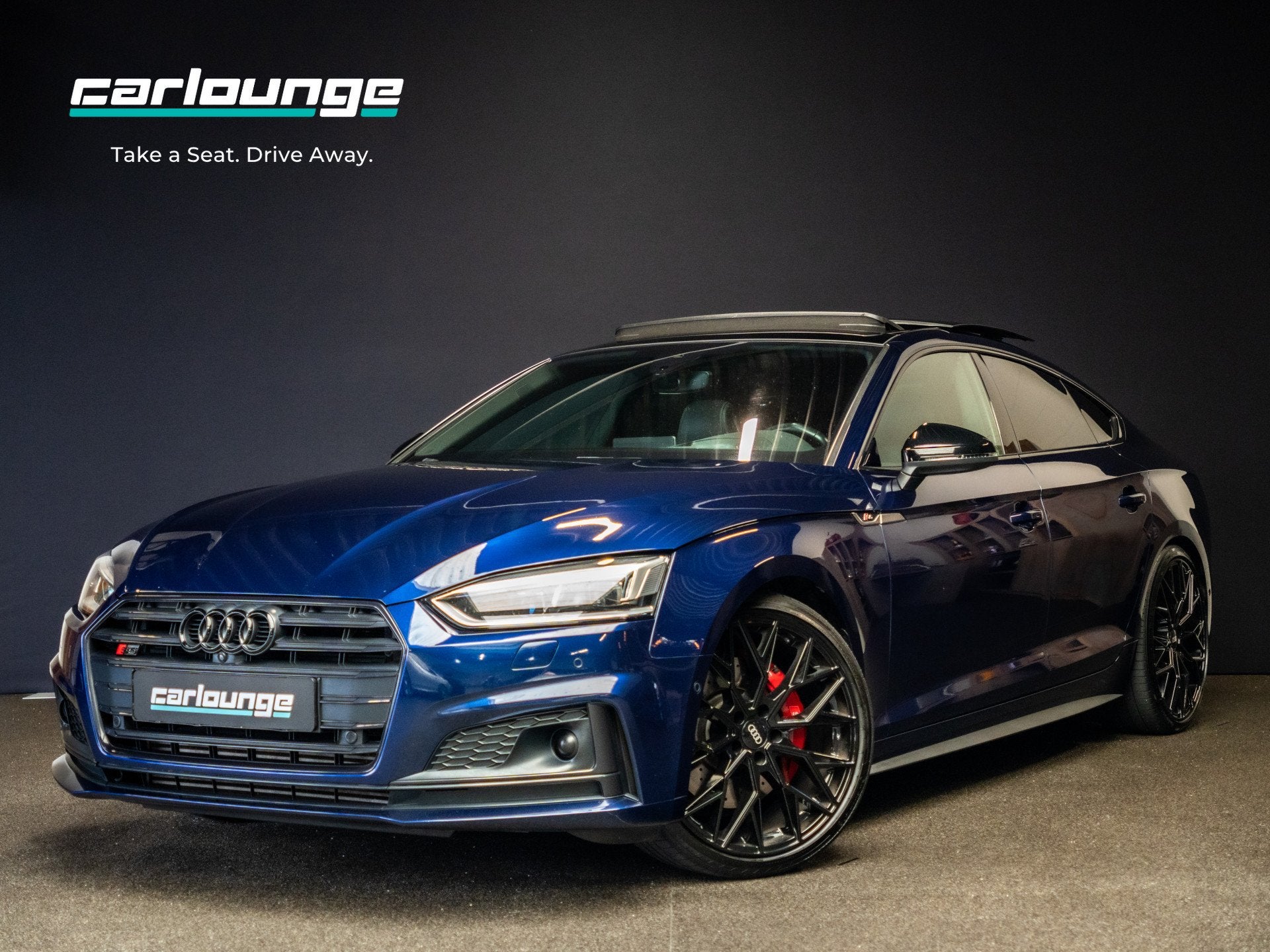 Audi A5 Sportback 3.0 TFSI S5 quattro Pro Line Plus Trekhaak, Auto's, Gebruikt, 2995 cc, Blauw, Leder