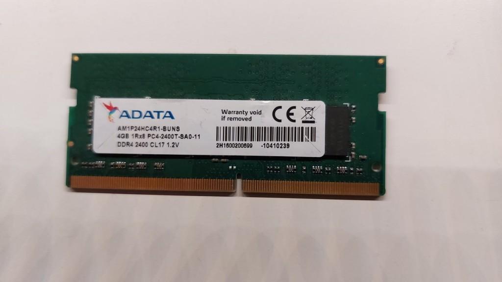 A-Data Technology 4GB DDR4 SoDimm, DDR4, Ophalen of Verzenden, Zo goed als nieuw, Laptop