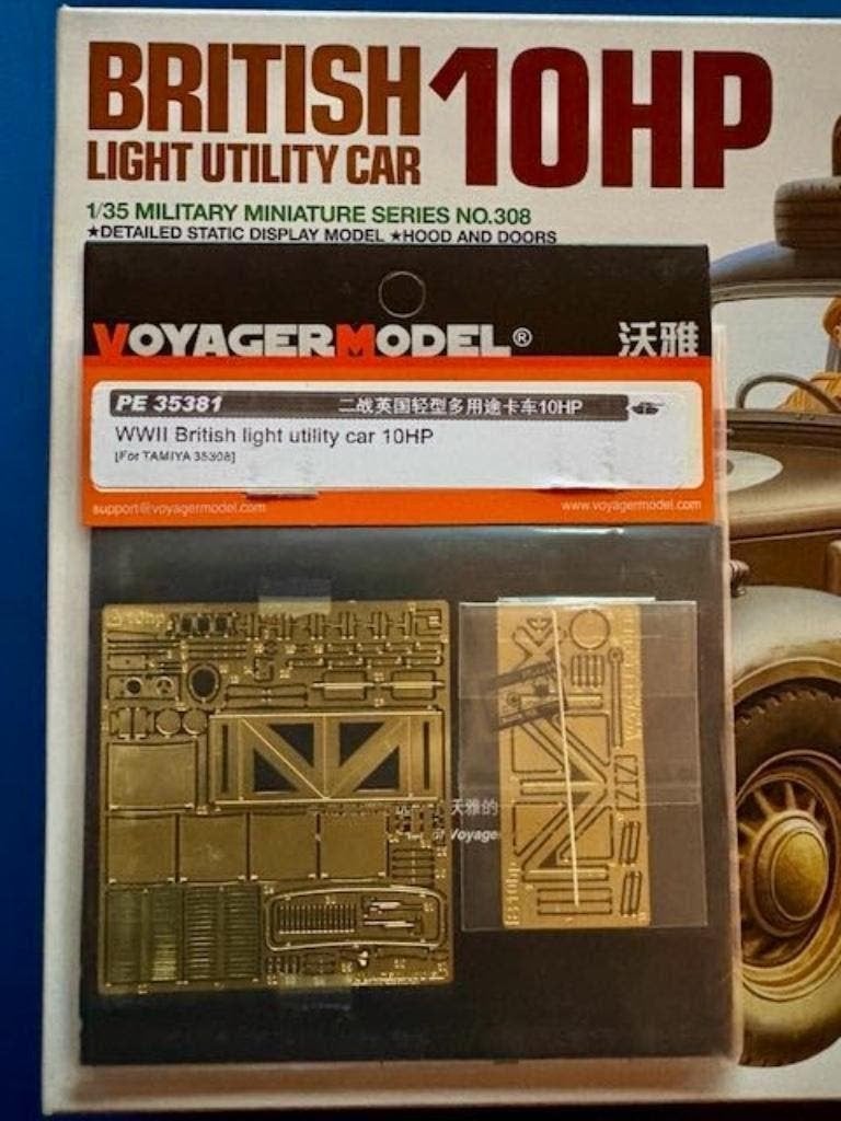 Tamiya	35308	British Light Utility Car 10HP 	1/35 incl PE, Italeri, Verzenden, 1:32 tot 1:50, Overige typen
