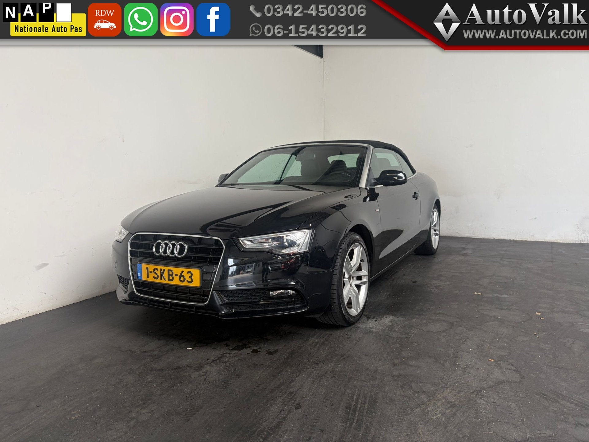 Audi A5 Cabriolet 1.8 TFSI Pro Line S. Schade! (bj 2013), Auto's, Audi, Euro 5, Gebruikt, 4 cilinders, Cabriolet