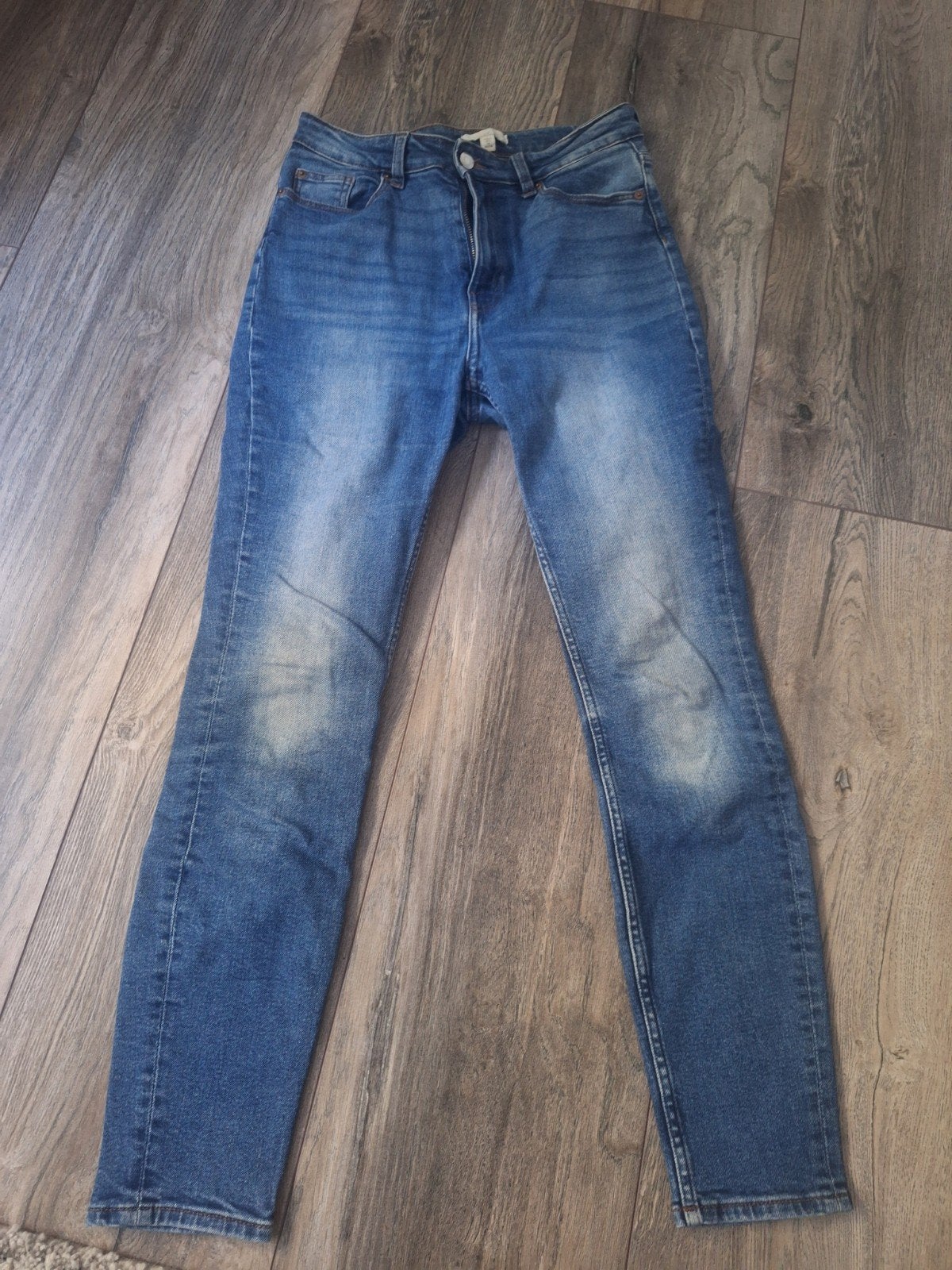 Jeans 38 H&M, Ophalen of Verzenden, Gedragen, Blauw, W30 - W32 (confectie 38/40)