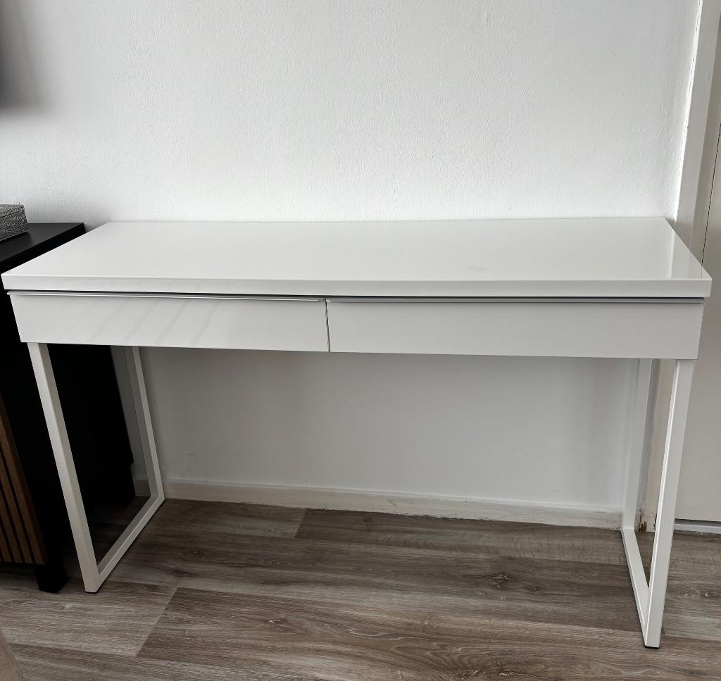 Bureau, Huis en Inrichting, Ophalen, Gebruikt, Wit
