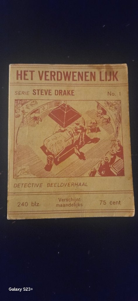 Het verdwenen lijk! Steve Drake, Boeken, Gelezen, Ophalen of Verzenden, Nooitgedacht, Meerdere stripboeken
