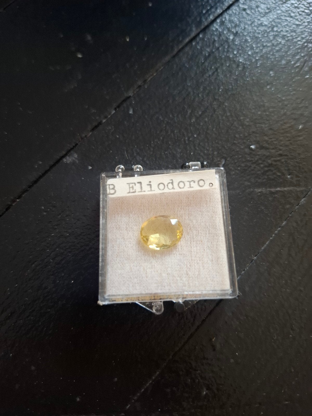 Gele Heliodoor Edelsteen - 2.78 Ct, Ophalen of Verzenden, Zo goed als nieuw