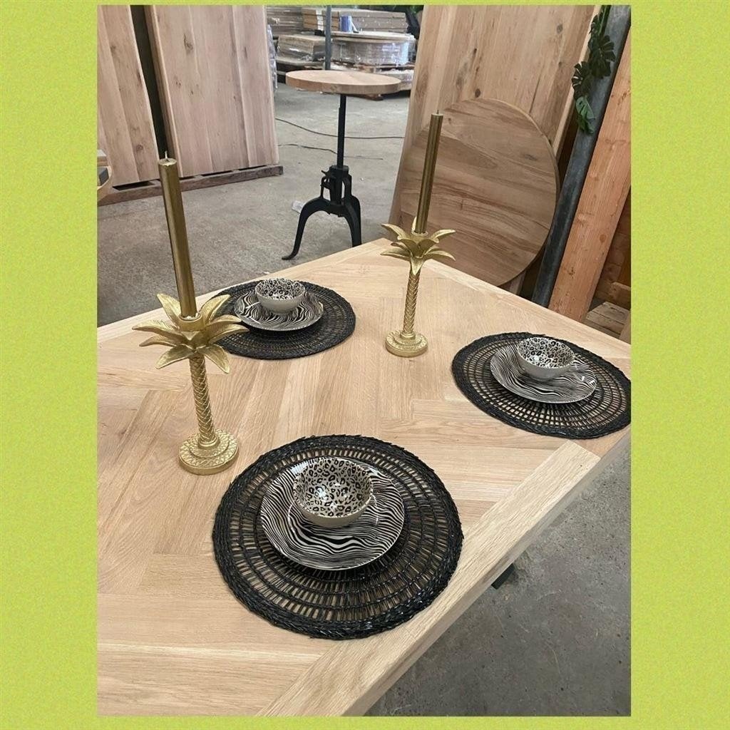 Eiken Boomstamtafel | ovaal | rond, 100 tot 150 cm, Ophalen of Verzenden, Ovaal, Nieuw