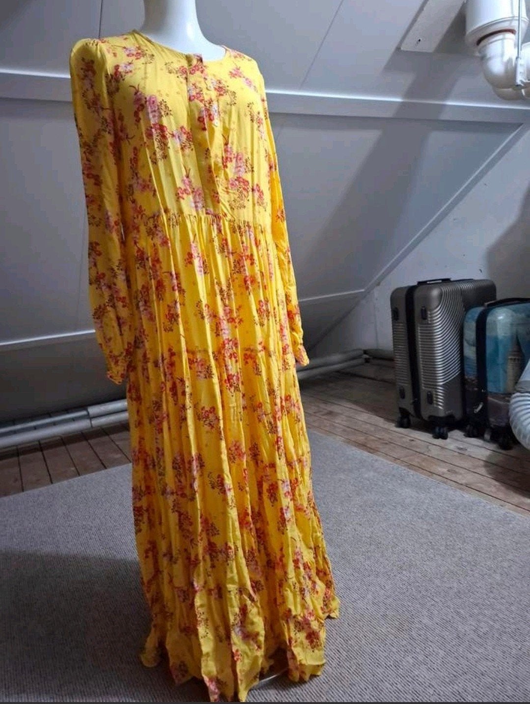 Zara gele bloemen maxi jurk – maat S, Kleding | Dames, Jurken, Maat 38/40 (M), Geel, Ophalen of Verzenden, Zo goed als nieuw