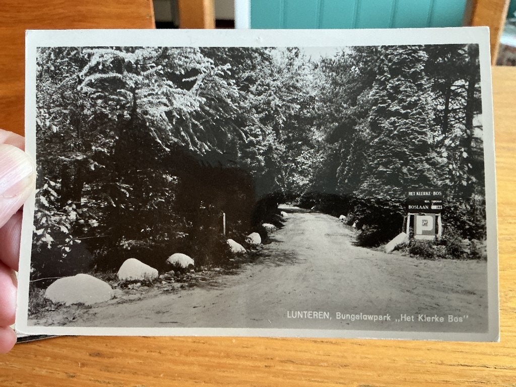 Lunteren de klerke bos, Verzenden, 1960 tot 1980, Gelopen, Gelderland
