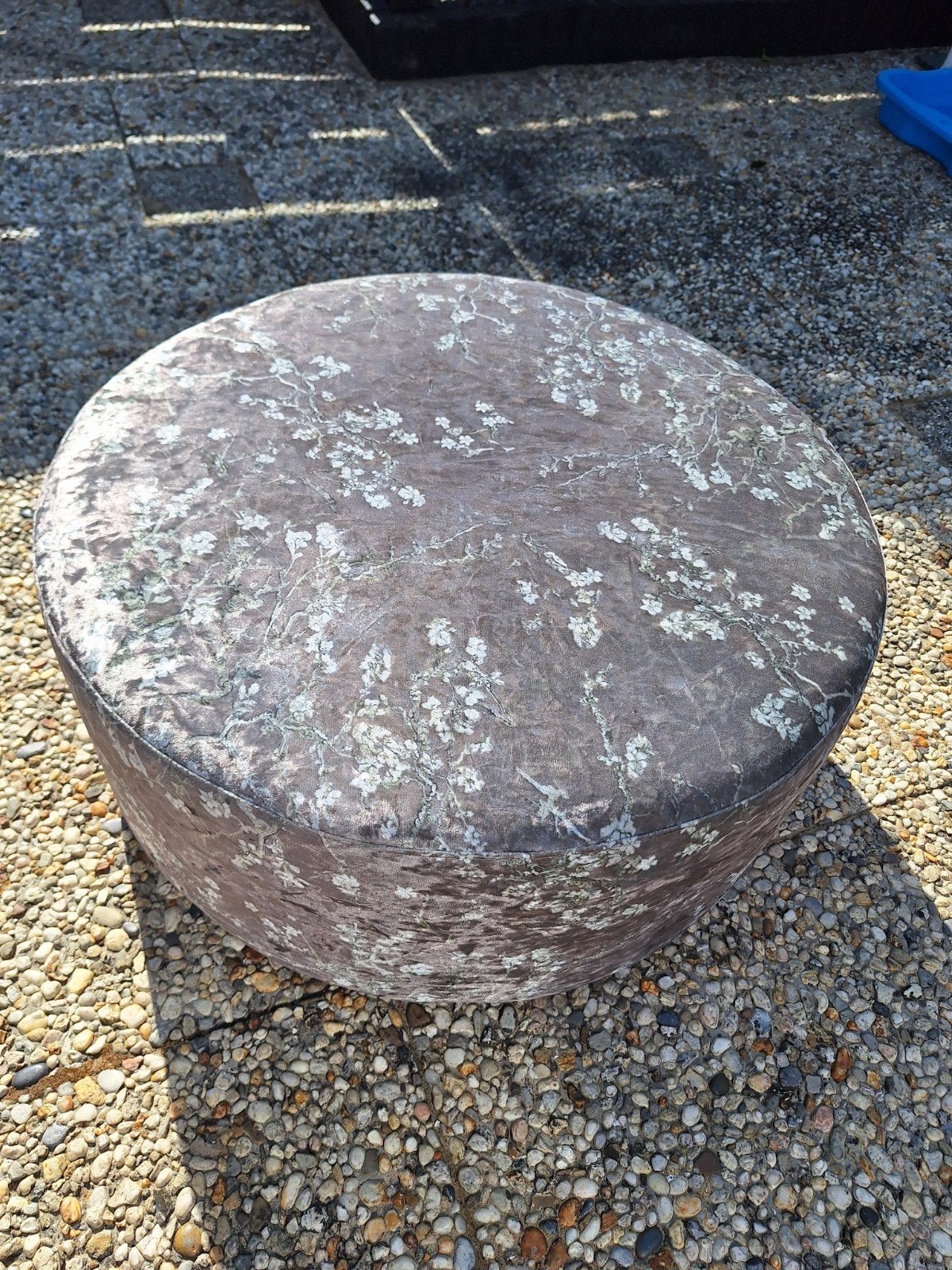 Poef Goossens, Ophalen, Gebruikt, Stof, 50 tot 75 cm