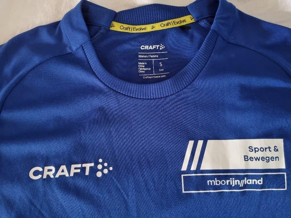 3 Tshirts MBO RIJNLAND SPORT EN BEWEGEN, Blauw, Ophalen of Verzenden, Zo goed als nieuw, Korte mouw