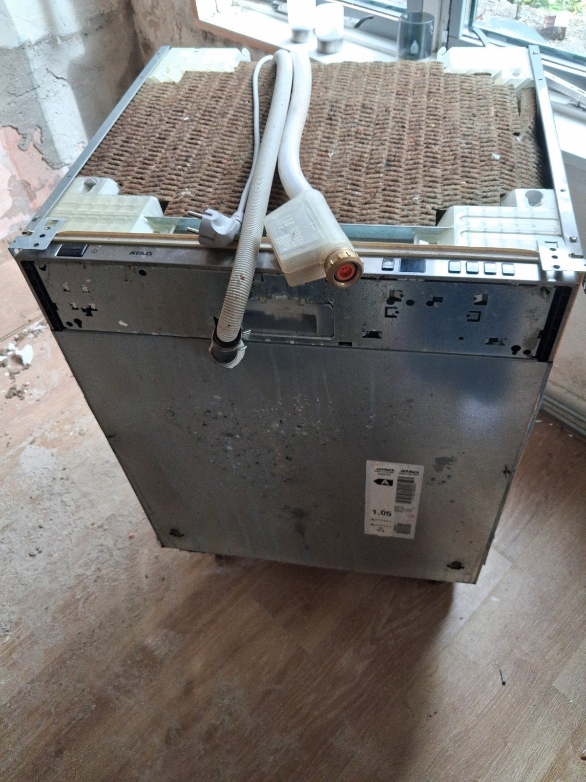 ATAG inbouw vaatwasser, Witgoed en Apparatuur, Ophalen, Gebruikt, Energieklasse A of zuiniger, 60 cm of meer