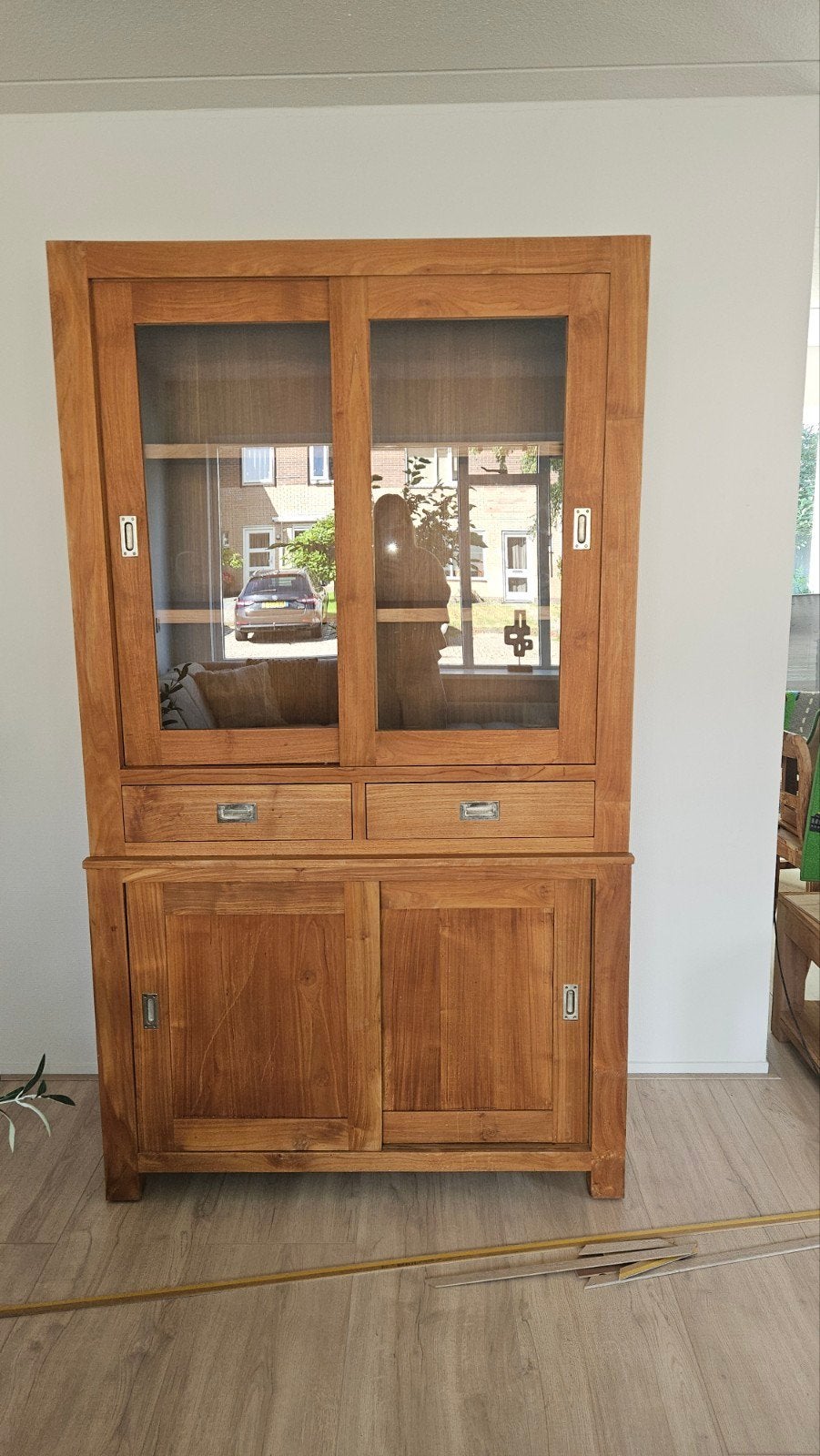 kast en tv meubel teak, Huis en Inrichting, Ophalen of Verzenden, 25 tot 50 cm, 100 tot 150 cm, Minder dan 100 cm