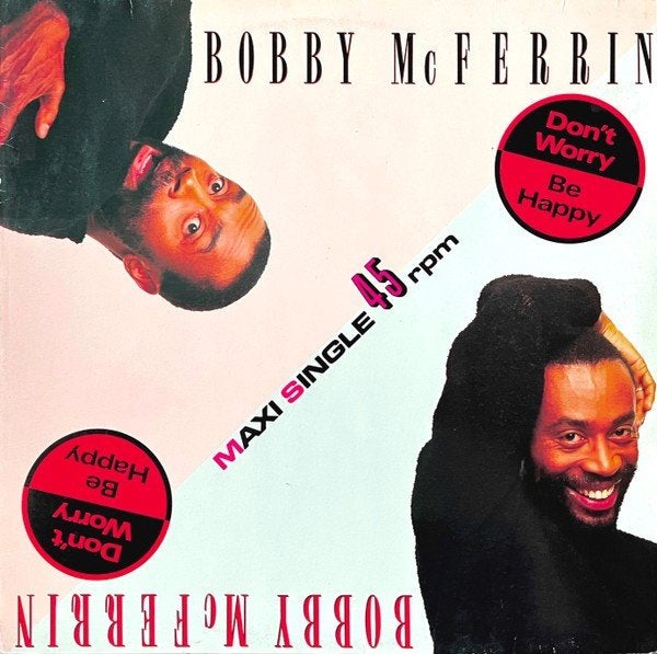 Bobby McFerrin – Don't Worry, Be Happy 1988 jazz pop 12", Gebruikt, Originele persing, Ophalen of Verzenden, EP