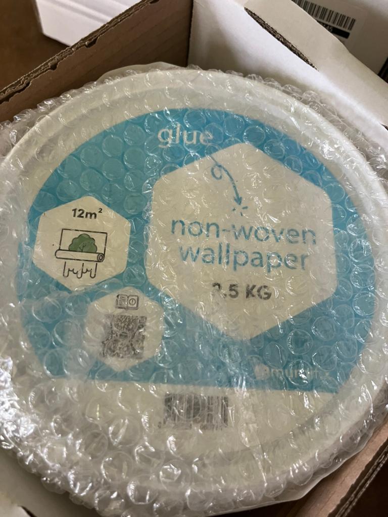 Wallgroup emmer behanglijm nieiw, Ophalen, 10 tot 25 m², Wit