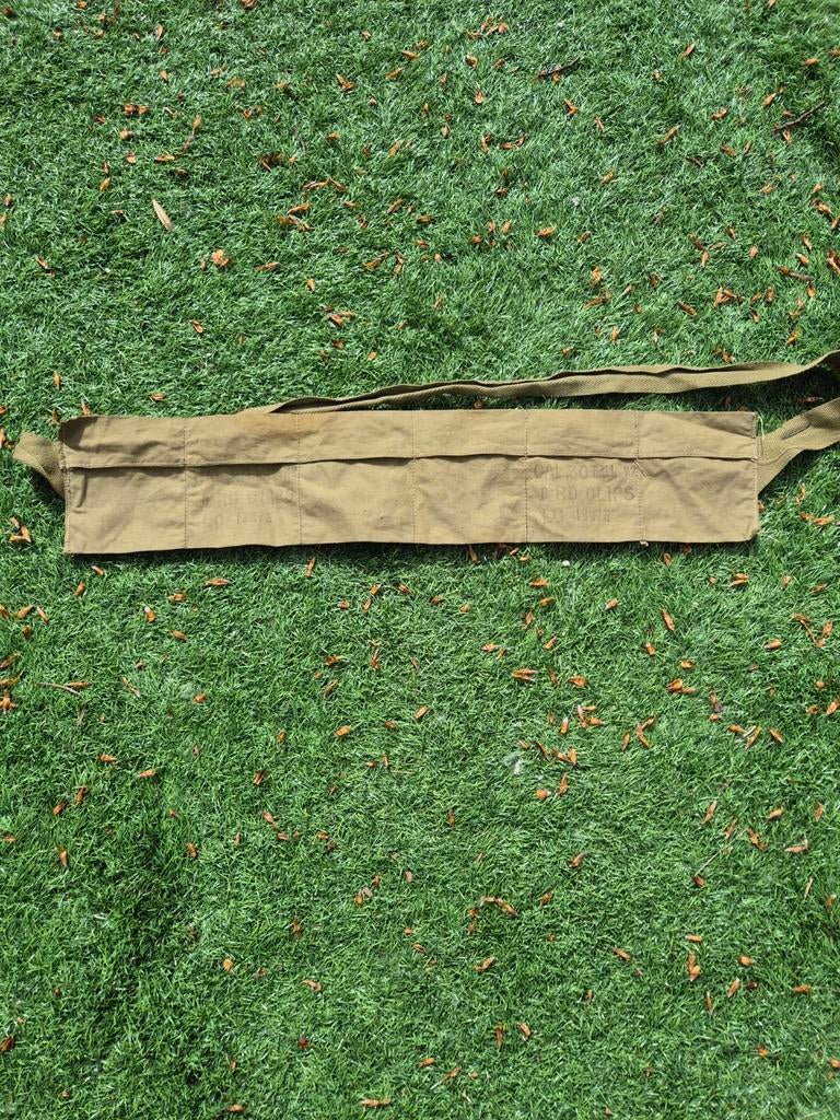 M1 Garand bandoleer voor munitie US WW2, Verzamelen, Ophalen of Verzenden, Amerika, Overige typen
