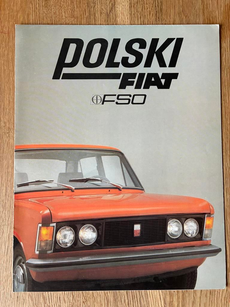 Polski Fiat FSO brochure, Ophalen of Verzenden, Zo goed als nieuw, Overige merken