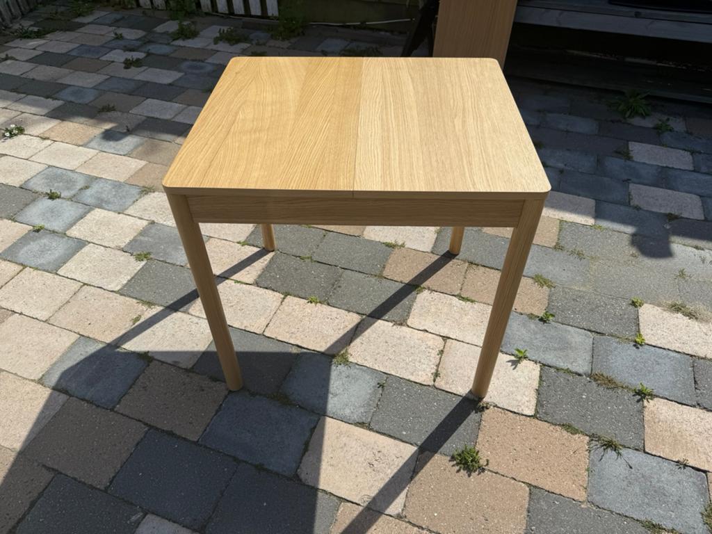 Uitschuifbare “nieuwe” (bureau) tafel van ikea, Ophalen, Zo goed als nieuw, 75 cm of meer, 60 cm of meer