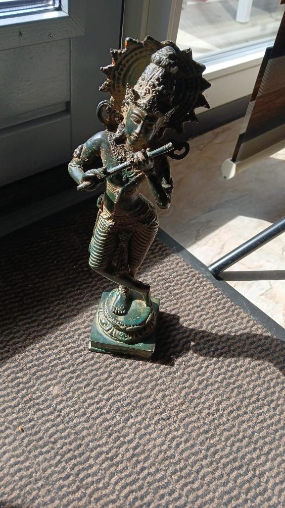 Oud beeld krishna, Antiek en Kunst, Ophalen