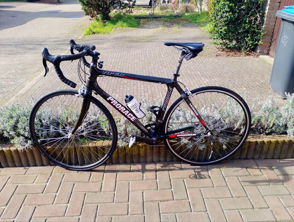 Prorace racefiets - Maat 57 - Carbon - Zo goed als nieuw, Ophalen