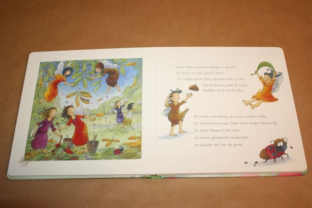 Het feest van de feeën. Een glinsterend puzzelboek., Ophalen of Verzenden, Zo goed als nieuw, Fictie algemeen