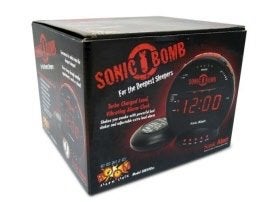 Sonic Bomb wekker met trilfunctie - Ideaal voor diepe slaper, Ophalen, Zo goed als nieuw, Digitaal