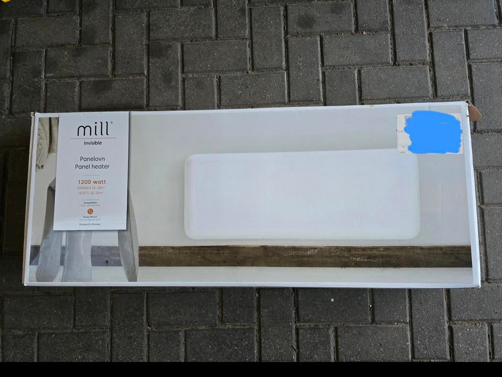Nieuwe Mill Invisible Paneelverwarming 1200W, Ophalen, 30 tot 80 cm, Radiator, Nieuw