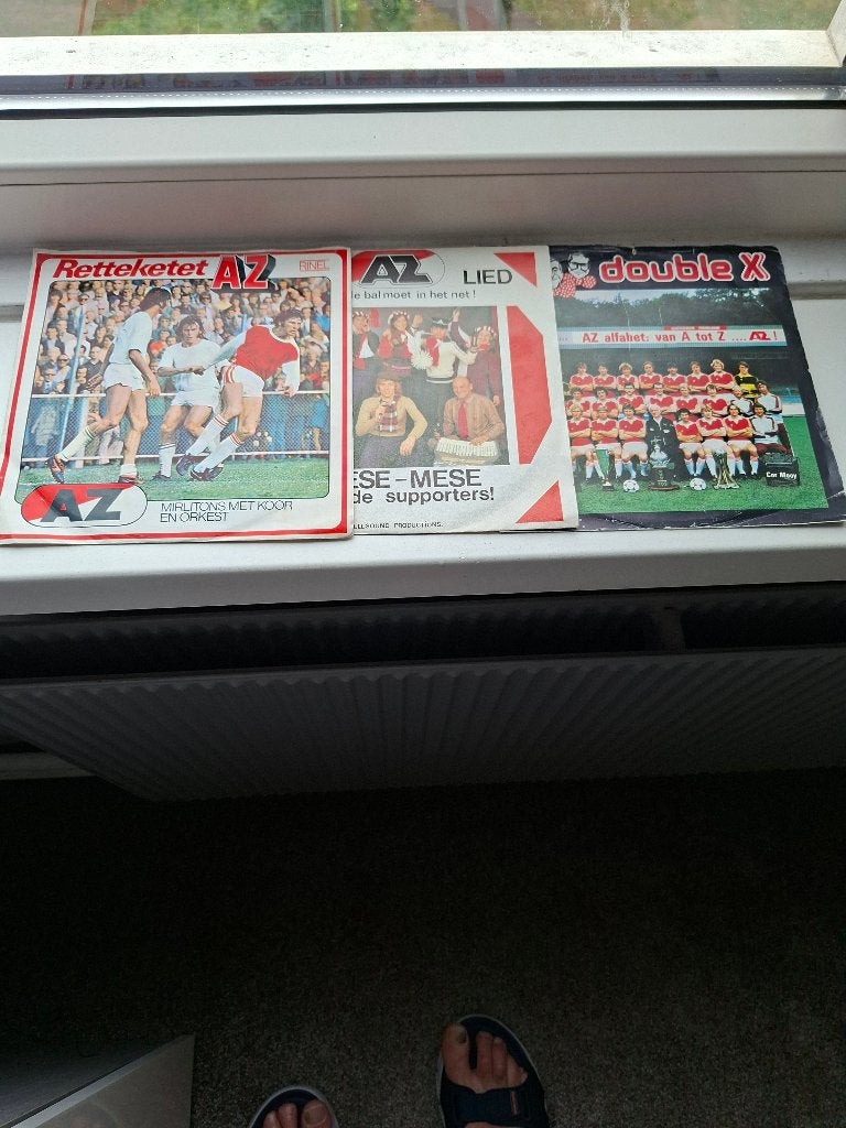Voetbalsingles AZ, Overige genres, 7 inch, Zo goed als nieuw, Overige typen