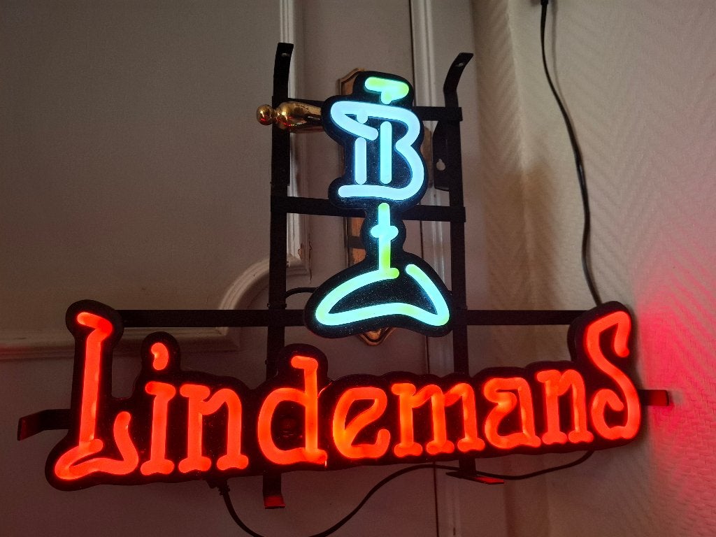 Lichtreclame Lindemans bier, Verzamelen, Ophalen of Verzenden, Nieuw, Lichtbak of (neon) lamp
