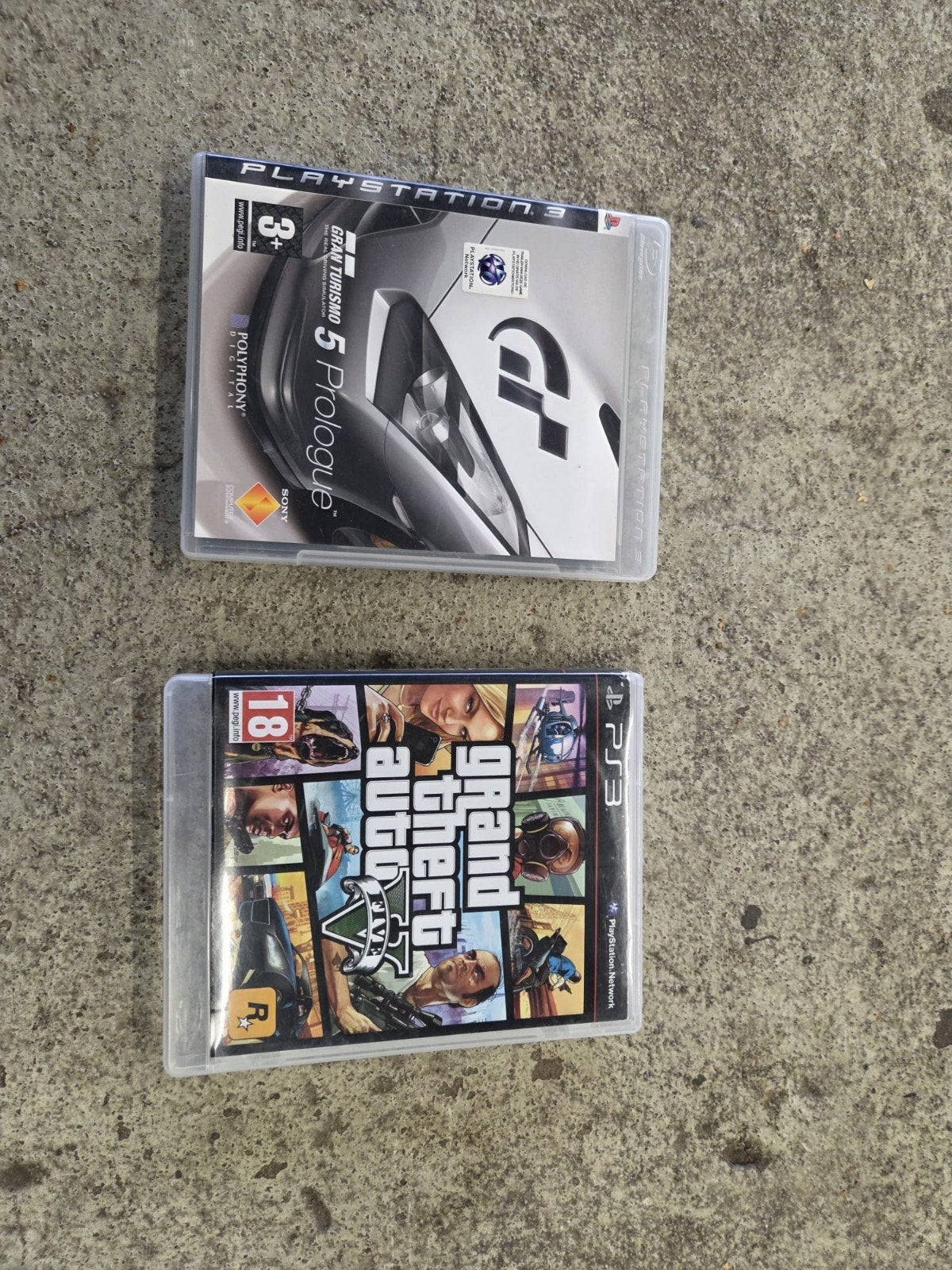 PlayStation 3 Spellen: GTA V en Gran Turismo 5 Prologue, 1 speler, Ophalen of Verzenden, Racen en Vliegen, Vanaf 3 jaar