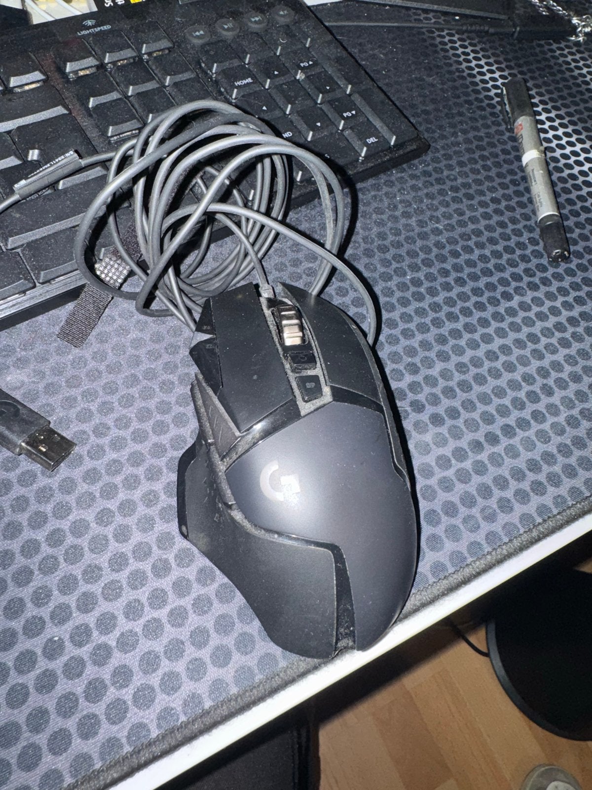 G502 hero Logitech Gaming Muis en Ducky Mini Toetsenbord Set, Computers en Software, Muizen, Ophalen, Muis, Gebruikt, Gaming muis
