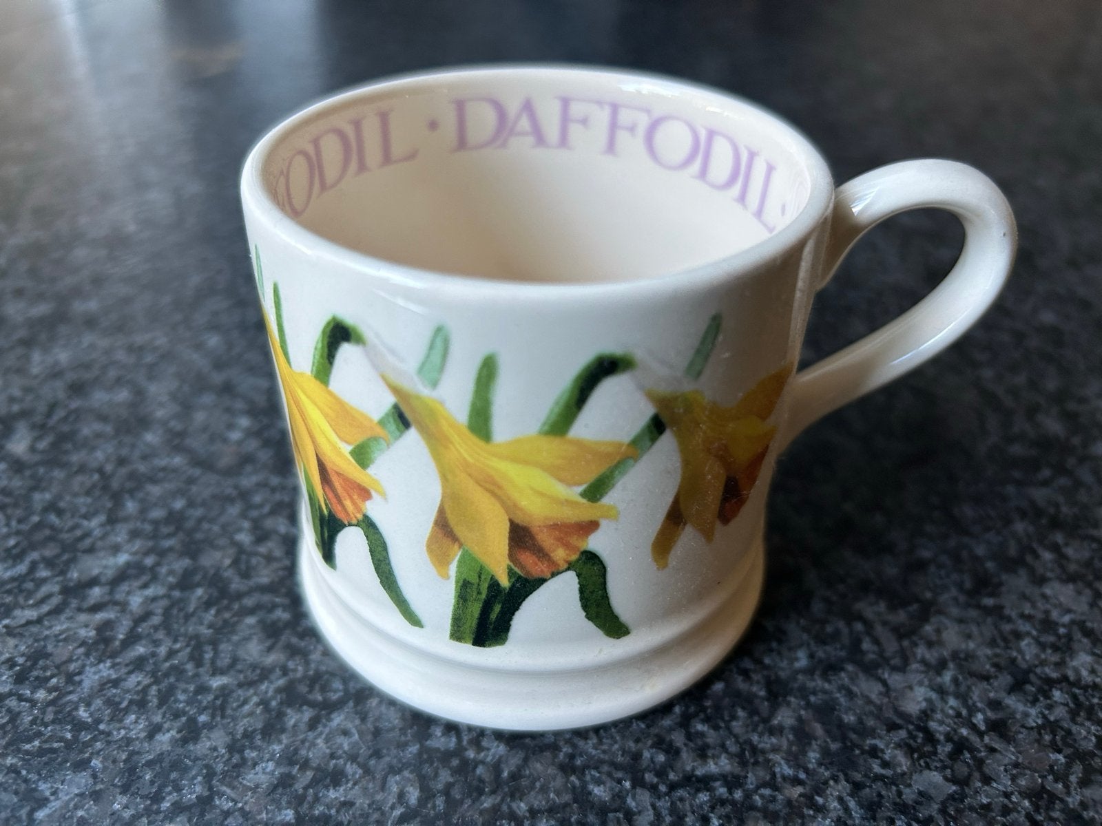 Emma Bridgewater Kleine Mok - Narcis Design, Zo goed als nieuw, Emma Bridgewater, Overige stijlen, Aardewerk