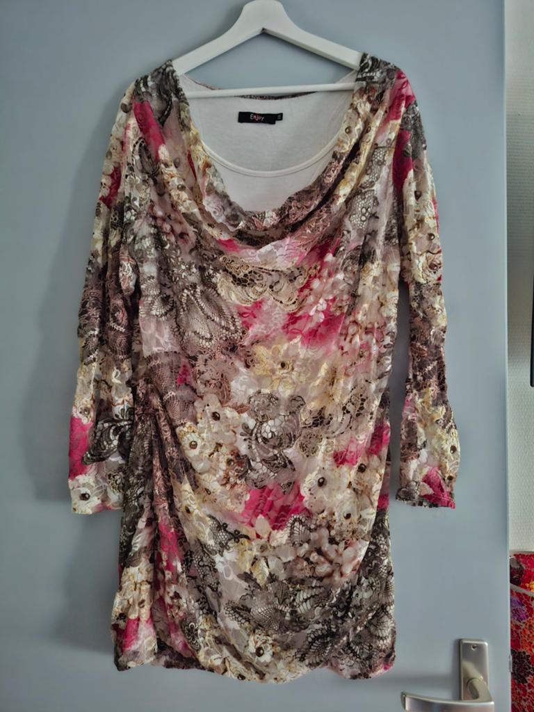 Mooie tuniekje maat XXL van Enjoy, Kleding | Dames, Ophalen of Verzenden, Zo goed als nieuw, Blouse of Tuniek