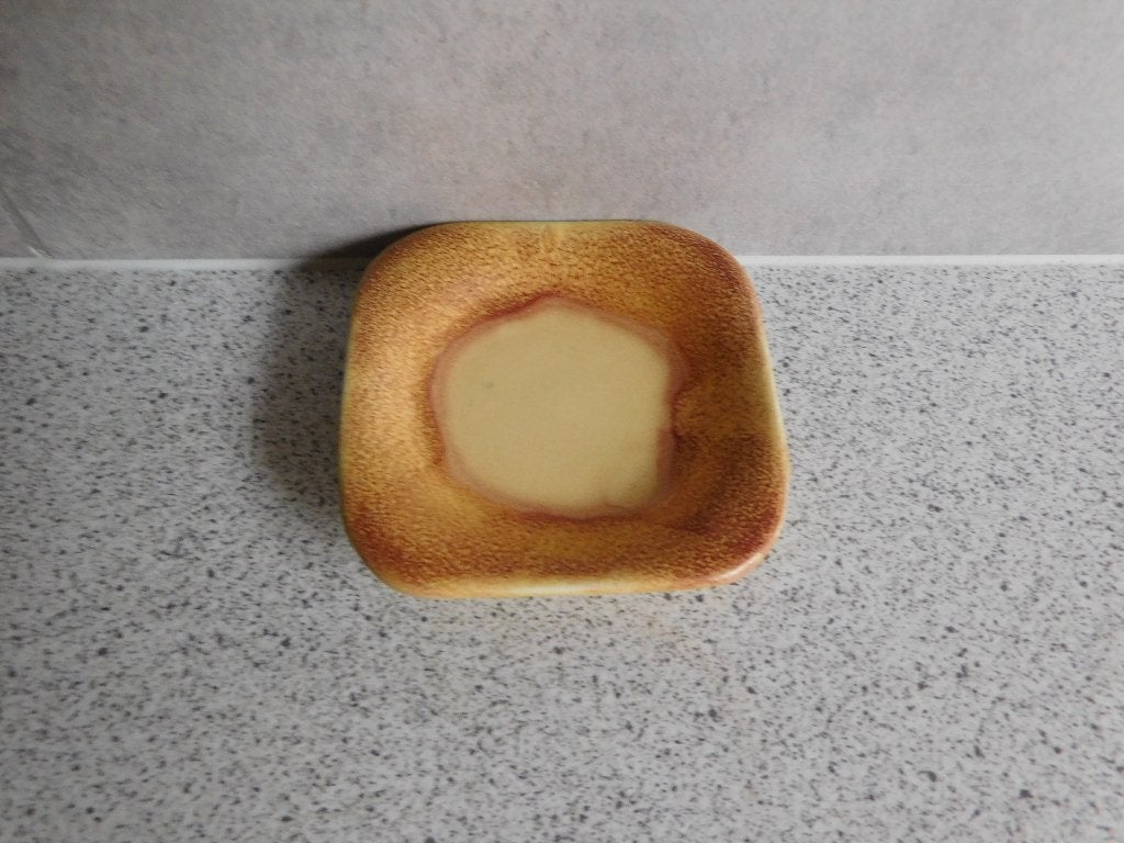 Snackschaal 8 cm. Majolica Geel dec 442 SMF Schramberg, Ophalen of Verzenden